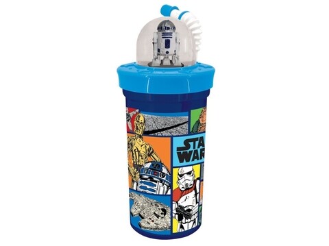 Bidon de apa cu figurina Star Wars Comics, Disney, 420 ml