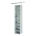 Organizator pentru dulap Evie, iDesign, 5-8 rafturi, 30.5x30.5x137 cm, gri