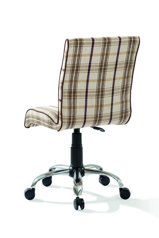 Scaun, Çilek, Plaid Soft Chair, 58x92x60 cm, Multicolor