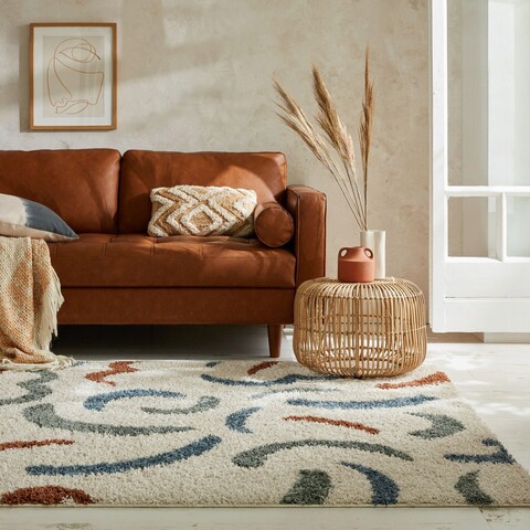 Covor Squiggle Multi, Flair Rugs, 80x150 cm, polipropilena, multicolor