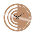 Ceas de perete, Metal Wall Clock 8, Metal, Dimensiune: 48 x 48 cm, Cupru