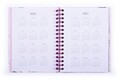 Agenda cu spirala, Feline Fine 2020-2022, Tri-Coastal Design, 21 x 18 cm, 18 luni