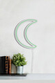 Decoratiune luminoasa LED, Crescent, Benzi flexibile de neon, DC 12 V, Verde