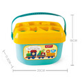 Set jucarie pentru sortare, Baby Blocks, HE0218, 18M+, plastic, multicolor