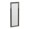 Oglinda decorativa, Siam, Smooth, 40x105x3 cm, MDF , Argintiu