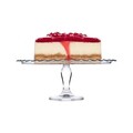 Platou servire tort Patisserie, Pasabahce, Ø26 x 12.1 cm, sticla