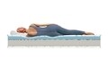 Saltea Lavanda Therapy PLUS, 14+6 Memory Arctic Gel 180 x 200 cm, H 23 cm