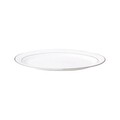 Platou servire Aura Silver, Ambition, 30.5 cm, portelan New Bone China, alb