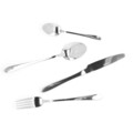 Set tacamuri 16 piese Abele, Homla, inox tip 430, argintiu