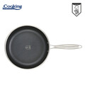 Tigaie, Titanium, Cooking by Heinner, 24x4.5 cm, inox, argintiu