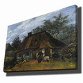 Tablou decorativ, 70100VANGOGH041, Canvas , Lemn, Multicolor