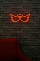 Decoratiune luminoasa LED, Angel, Benzi flexibile de neon, DC 12 V, Rosu