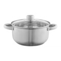 Set de gatit 6 piese Tully, Domotti, 16/18/20 cm,  inox, argintiu