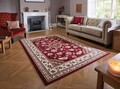 Covor Sherborne, Flair Rugs, 80x150 cm, polipropilena, rosu