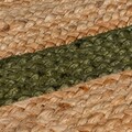 Covor Grace Natural/Green, Flair Rugs, 160x230 cm, iuta, natural/verde