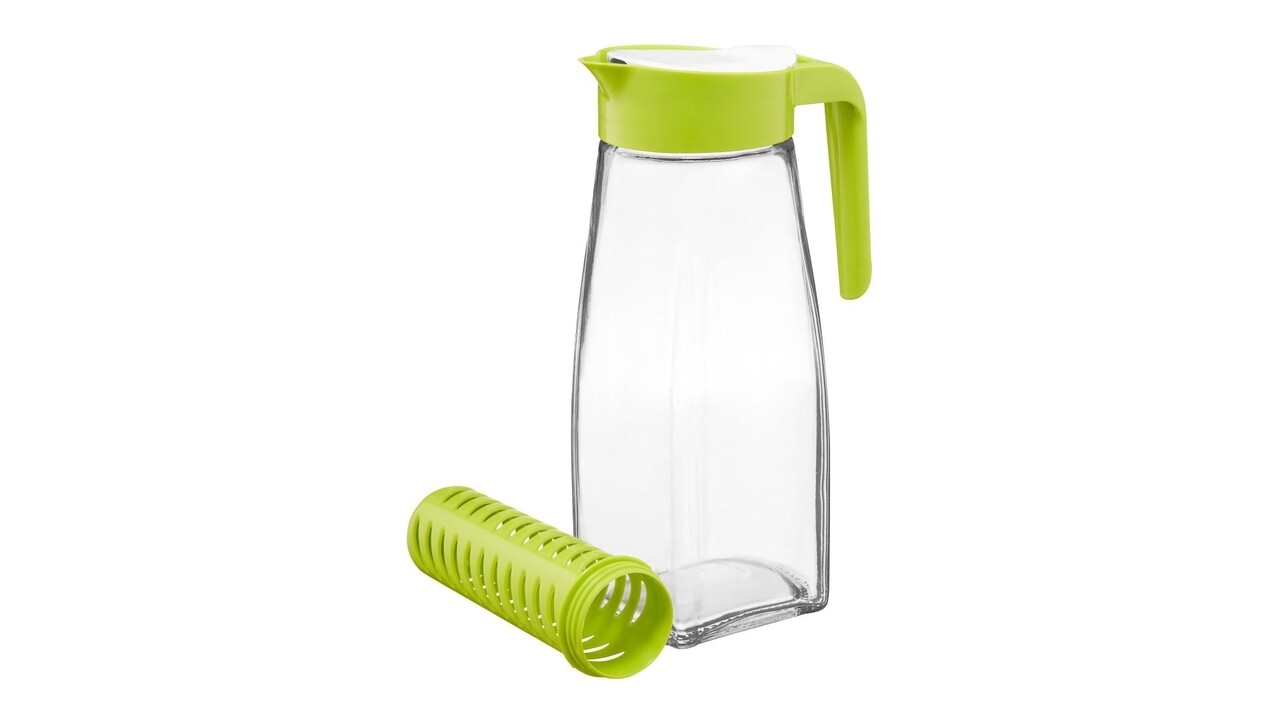 Carafa Cu Infuzor Fiesta, Ambition, Sticla, 1.5 L, Verde