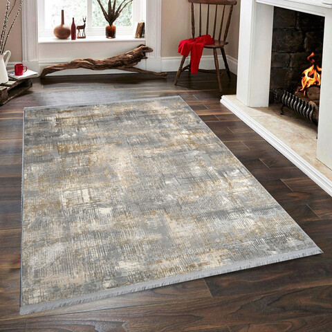 Covor, Notta 1107 , 80x150 cm, 60% polipropilena/40% poliester, Gri / Bej / Crem