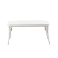 Banca, Vella, Oliver Bench, 100x49x41 cm, PAL, Alb