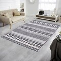 Covor, Las Monte 3004, 160x230 cm, 60% bumbac;40% fibre acrilice, Alb/Gri