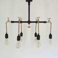 Candelabru All Design, metal, 75x35x45 cm, Beige