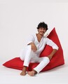 Fotoliu puf, Bean Bag Ferndale, Pyramid Bed, 145 cm, poliester impermeabil, rosu