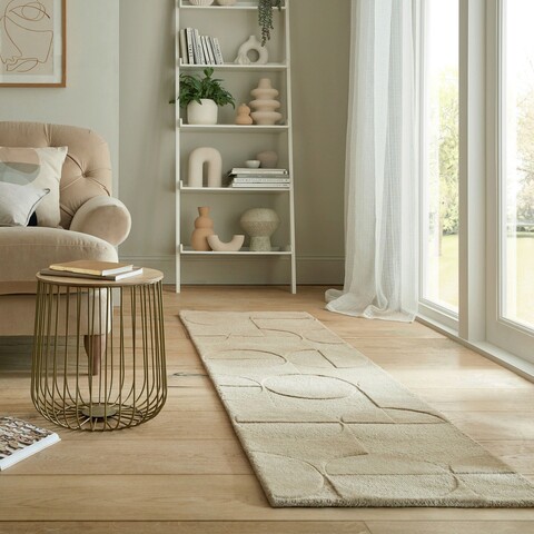 Covor Gigi, Flair Rugs, 60x230 cm, lana, natural