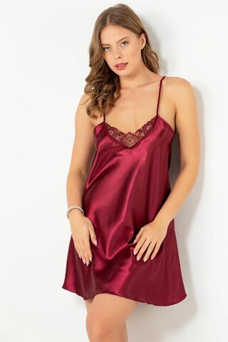 Camasa de noapte, 995MRE1693 - L/XL, Miorre, Poliester, Rosu claret