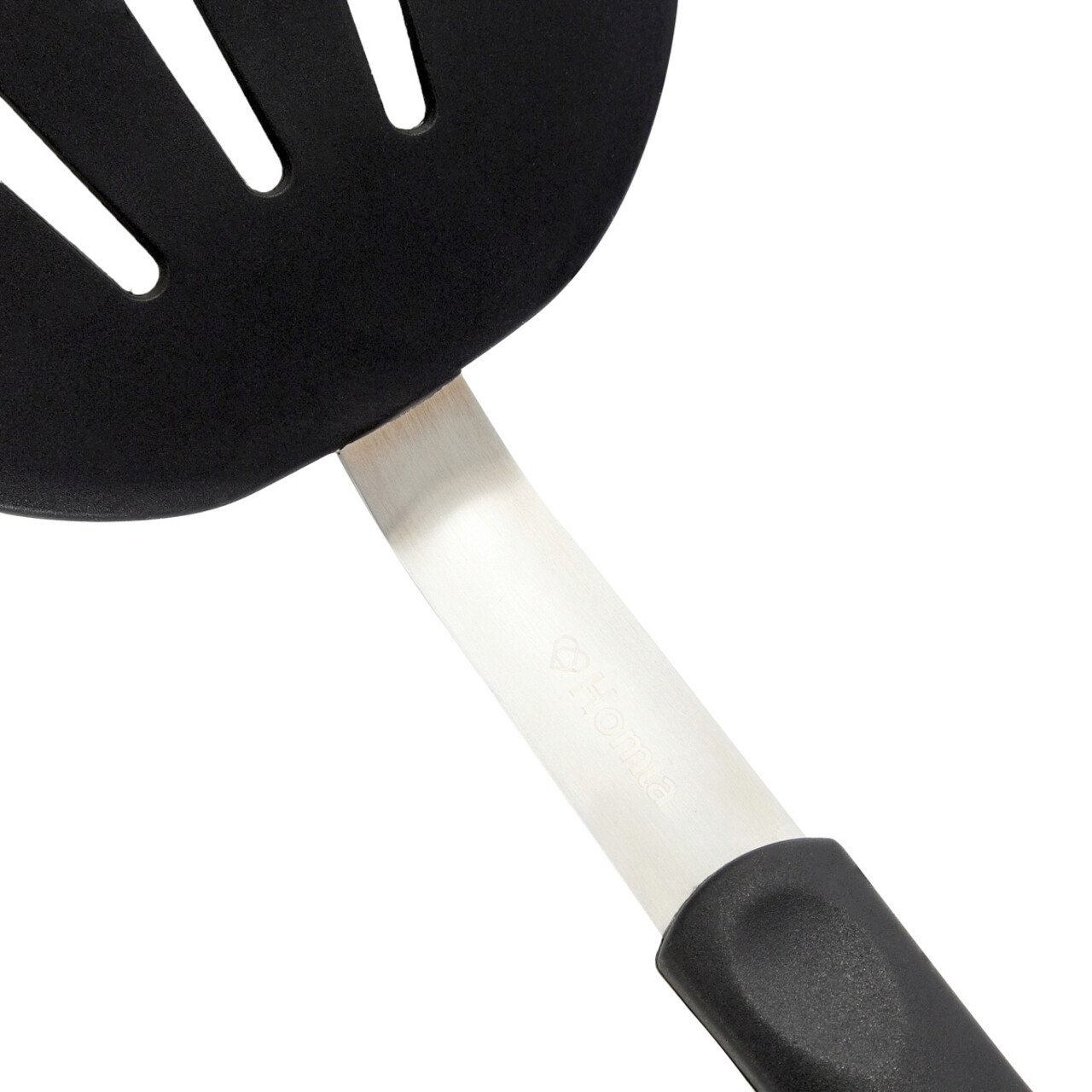 Spatula Amika, Homla, 31x16 cm, silicon/inox, negru