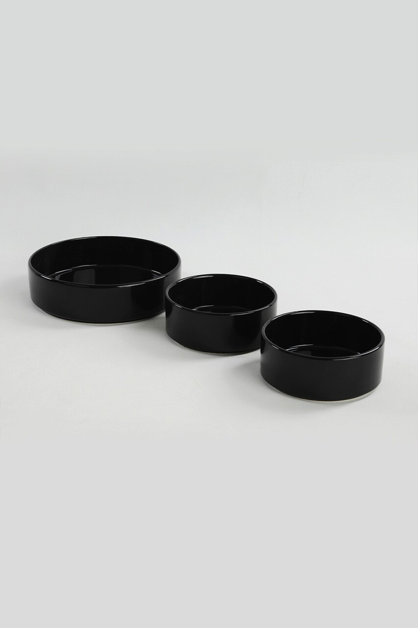 Set boluri, Keramika, 275KRM1729, Ceramica, Negru - 1 | YEO