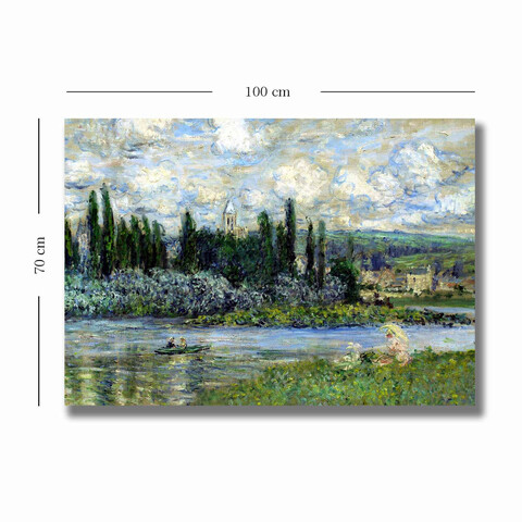 Tablou decorativ, 70100MONET032, Canvas , Lemn, Multicolor