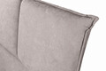 Pat matrimonial, Stockholm, Pillows E, 140x200 cm, saltea tip Pocket, topper memory, Taupe