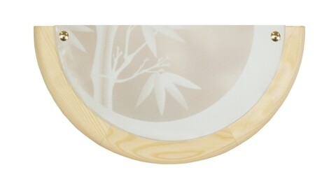 Plafoniera Bamboo, Candellux, 30 x 15 cm, 1 x E27, 60W, natural