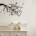 Sticker decorativ, S-159, Vinilin, 90 x 52 cm, Negru