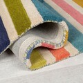 Covor Piano Pink/Multi, Flair Rugs, 60x230 cm, lana, roz/multicolor