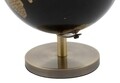 Decoratiune Globe Bronze, Mauro Ferretti, Ø13 x 17 cm, plastic/fier, negru/bronz