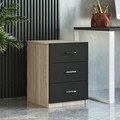 Set mobilier de birou, Locelso, VO11, Stejar / Negru