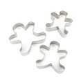 Set 3 forme pentru biscuiti Gingerbread, Luigi Ferrero NORSK FR-1758, inox