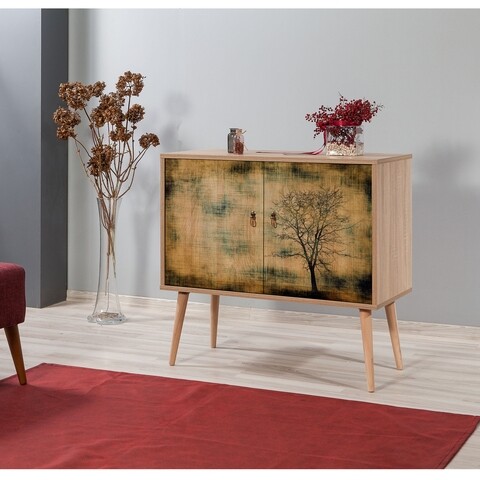 Comoda Mikro 729, Vella, 90x45x86 cm, multicolor