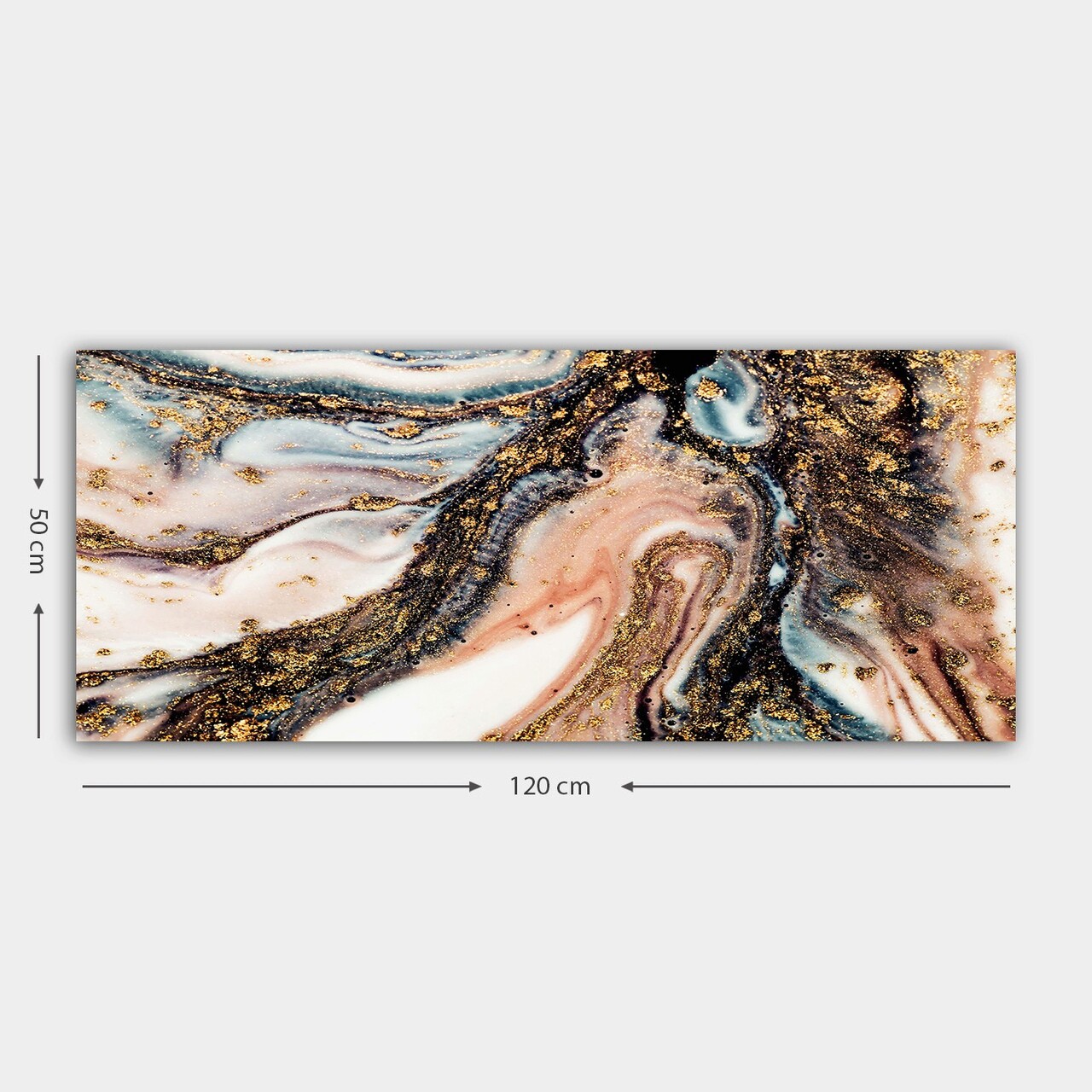 Tablou decorativ, YTY1243121752_50120, Canvas, Lemn, Multicolor