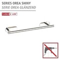 Suport pentru prosoape Orea, Wenko, 40x7x4.5 cm, inox, argintiu lucios