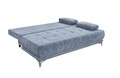 Canapea extensibila Jenny Lux, 3 locuri, 203 x 86 x 101 cm, PAL/lemn/poliester, denim