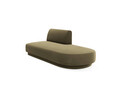 Modul canapea dreapta 2 locuri, Miley, Micadoni Home, BL, 158x85x74 cm, catifea, verde