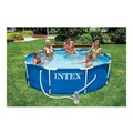 Piscina KIT Intex, 305x76 cm, 4485 L, PVC, albastru