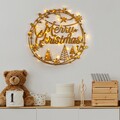 Decoratiune de luminoasa XMASGOLD-021, Tanelorn, 60x72 cm, metal, auriu