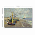 Tablou decorativ, 70100VANGOGH013, Canvas , Lemn, Multicolor