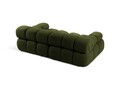 Canapea 2 locuri, Bellis-213, Micadoni Home, 188x94x70 cm, tesatura boucle, verde