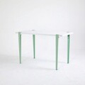 Birou, Logg, Eridanos, 120x75x60 cm, Alb / Menta / Verde