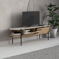 Comoda TV, Decortie, Otis, 160 x 45 x 35.6 cm, pal melaminat, stejar