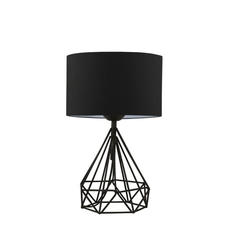 Lampa de masa 2 piese, AYD-2974, Insignio, 24 x 15 x 41 cm, 1 x E27, 60W, negru