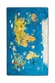 Covor, World Map  , 200x290 cm, Catifea, Multicolor